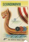 VARIOUS ARTISTS. [PAN AM.] Group of 10 posters. Circa 1940s - 1950s. Each Approximately 42x28 inches.